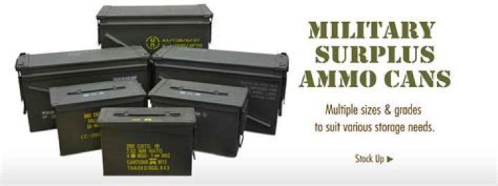 Are military surplus ammo cans good?