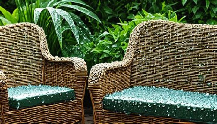 Does rattan furniture get ruined in the rain?