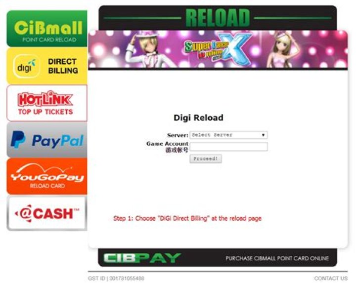 How can I reload my Digi prepaid Card in Singapore?
