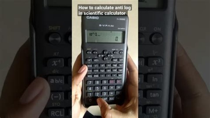 How do you press antilog on a scientific calculator?