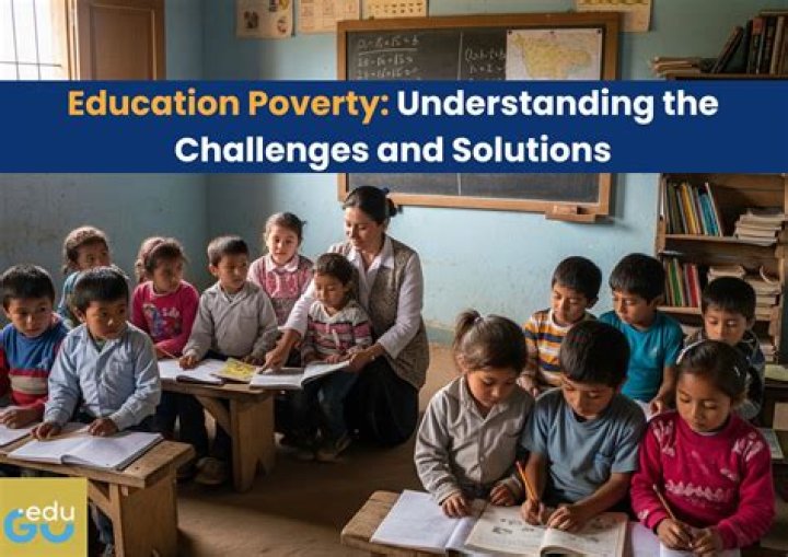 How does poverty affect illiteracy?