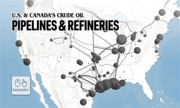 How many oil refineries are in California?