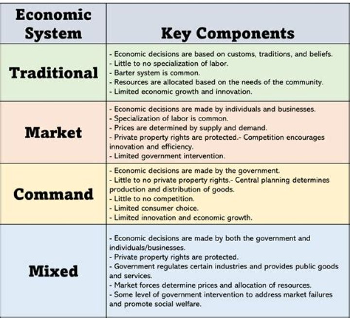 In what type of system are all major economic decisions made by the central government?