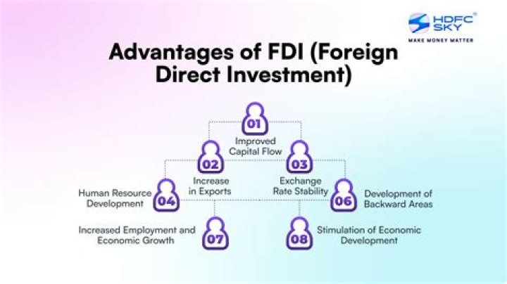 What are the 3 forms of foreign direct investment?