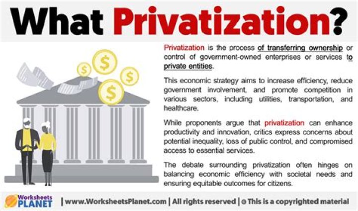 What are the advantages of privatization quizlet?