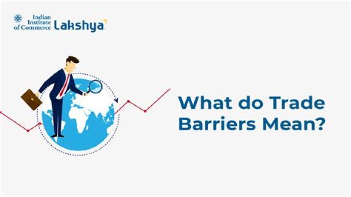 What are types of trade barriers?