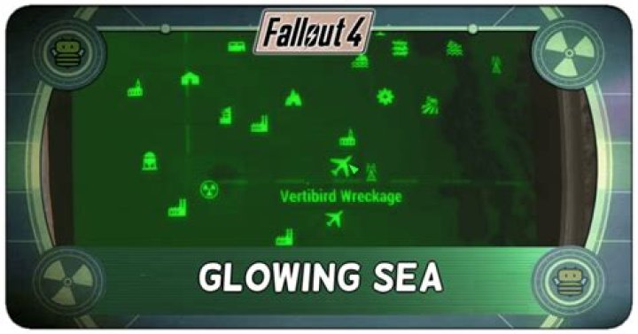 What caused the Glowing Sea in Fallout 4?