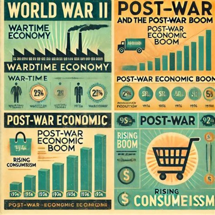 What caused the postwar economic boom?