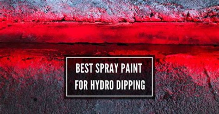 What colors are good for Hydro dipping?