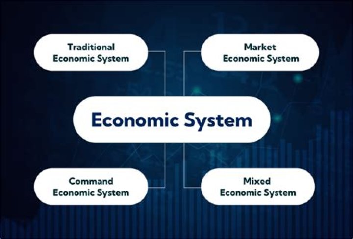 What determines the type of economic system a country has?