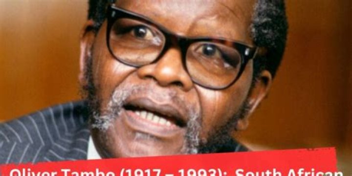 What did Oliver Tambo do for South Africa?