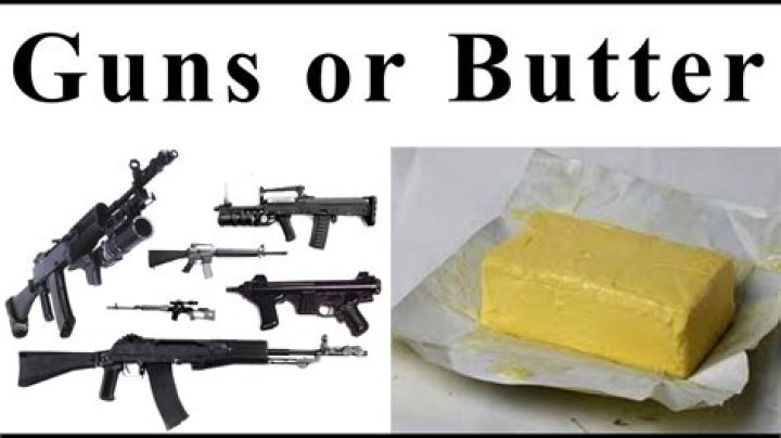 What is a guns or butter issue?
