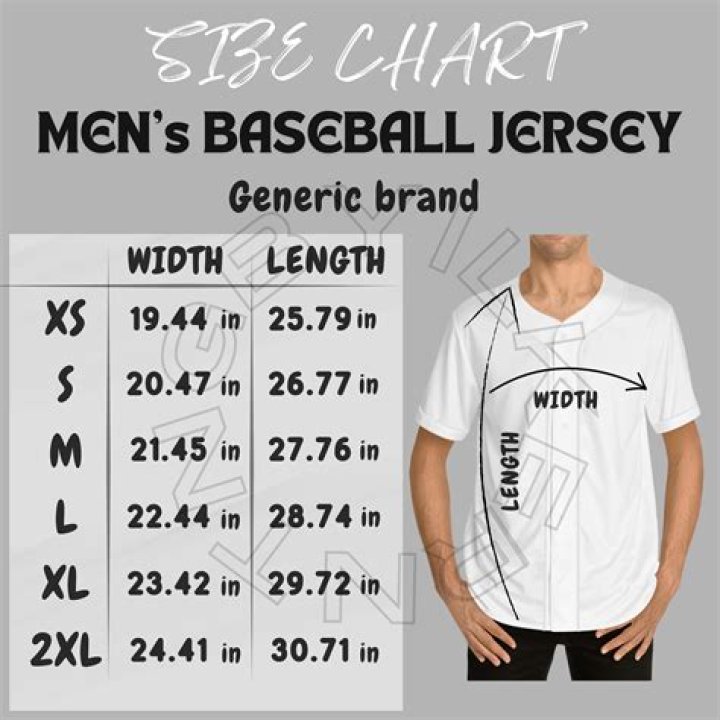 What is a size 48 jersey equal to?