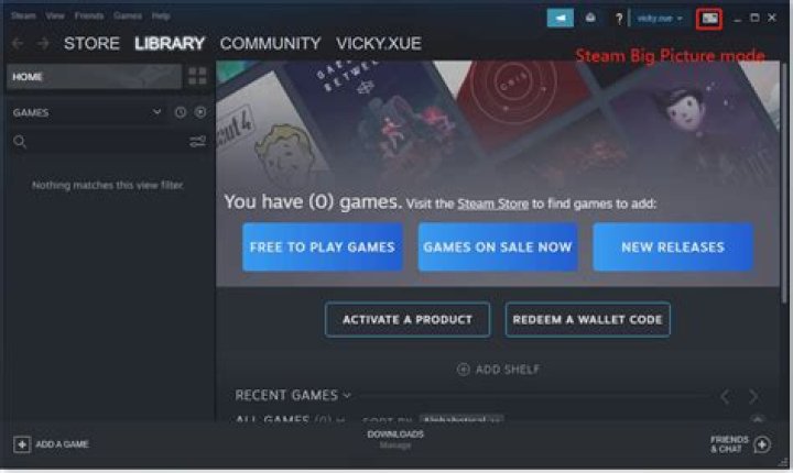 What is Big Picture mode Steam?