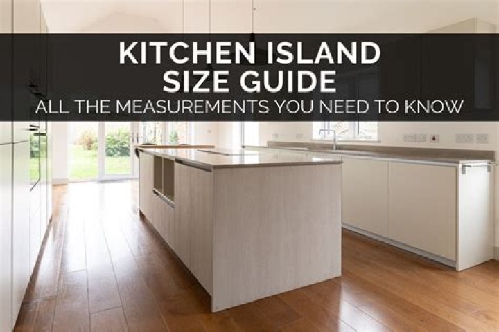 What is the standard size of a kitchen island?