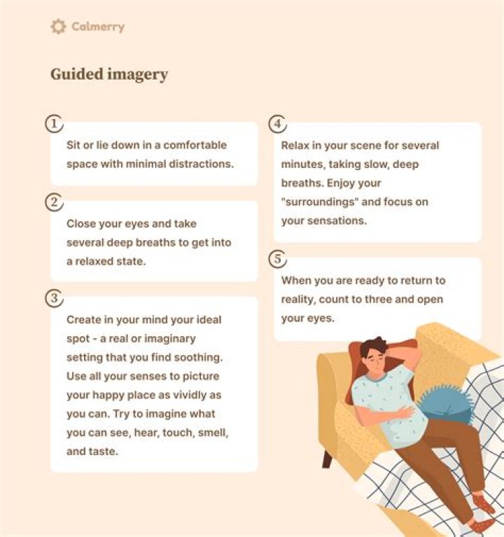 What is visual guided imagery?