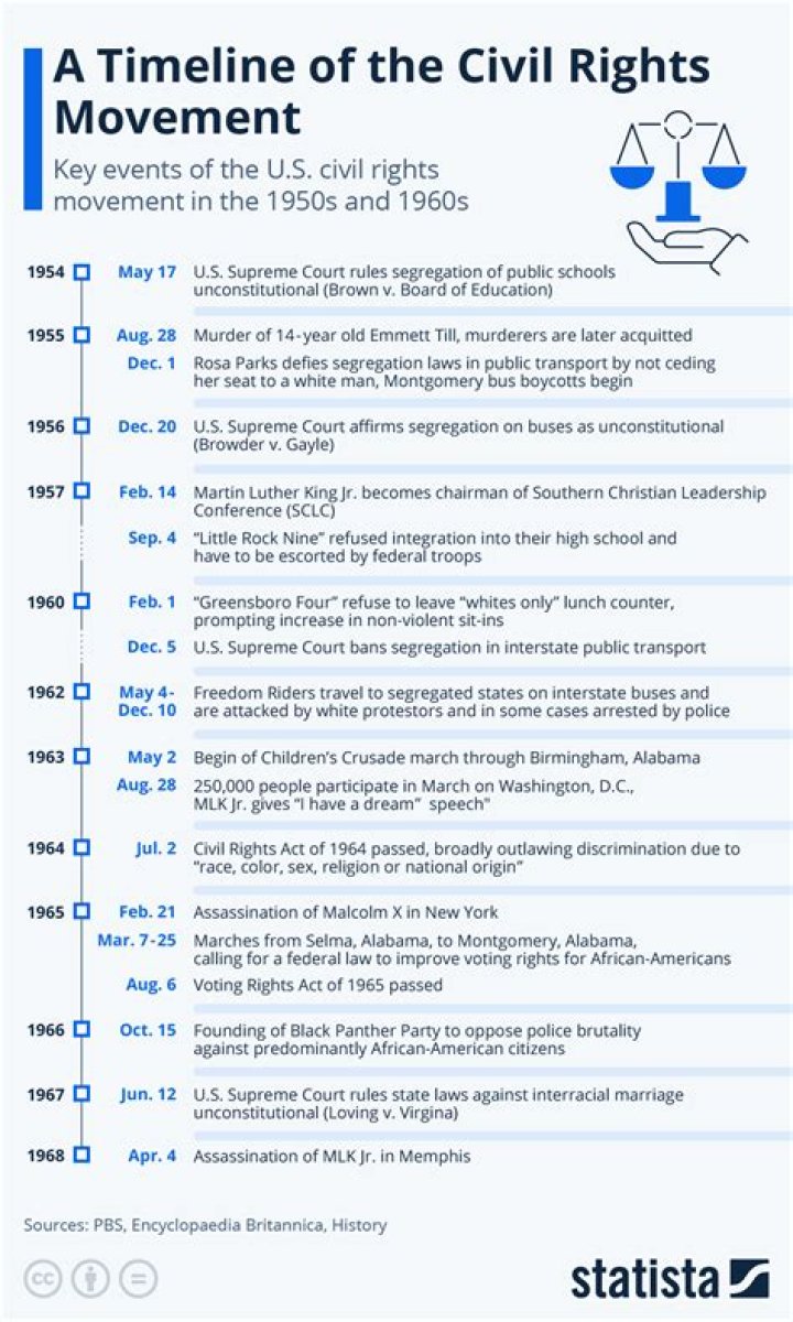 What organizations were involved in the civil rights movement?