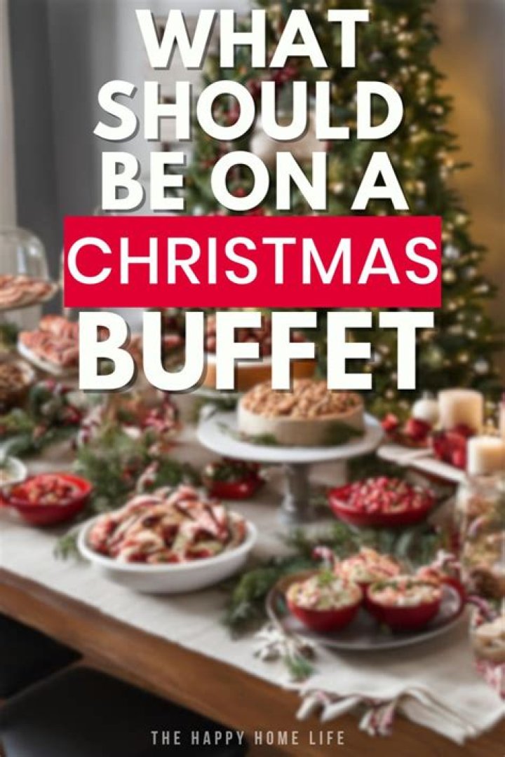 What should be on a Christmas buffet?