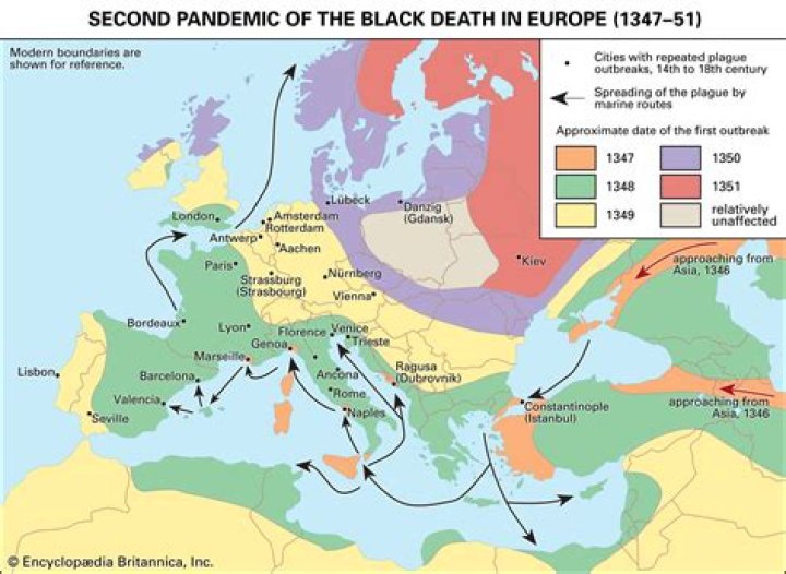 What social effects did the Black Death have on Europe?