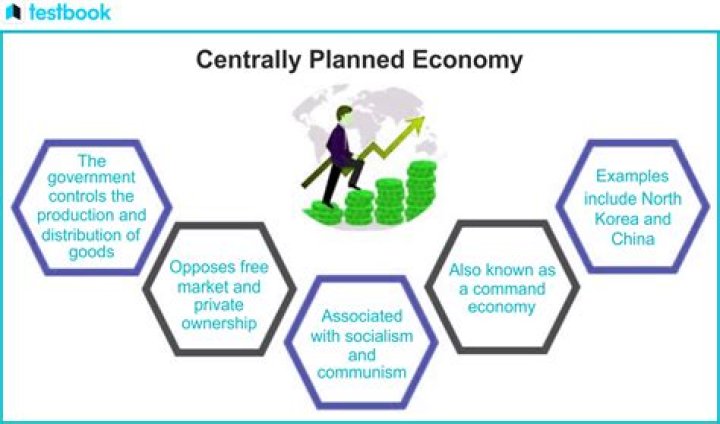 Who controls economic activities under centrally planned economy?