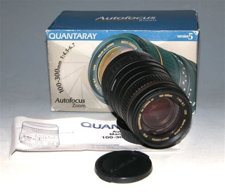 Who made Quantaray lenses?